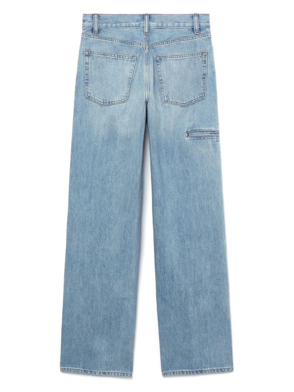 straight-leg panelled jeans - 6