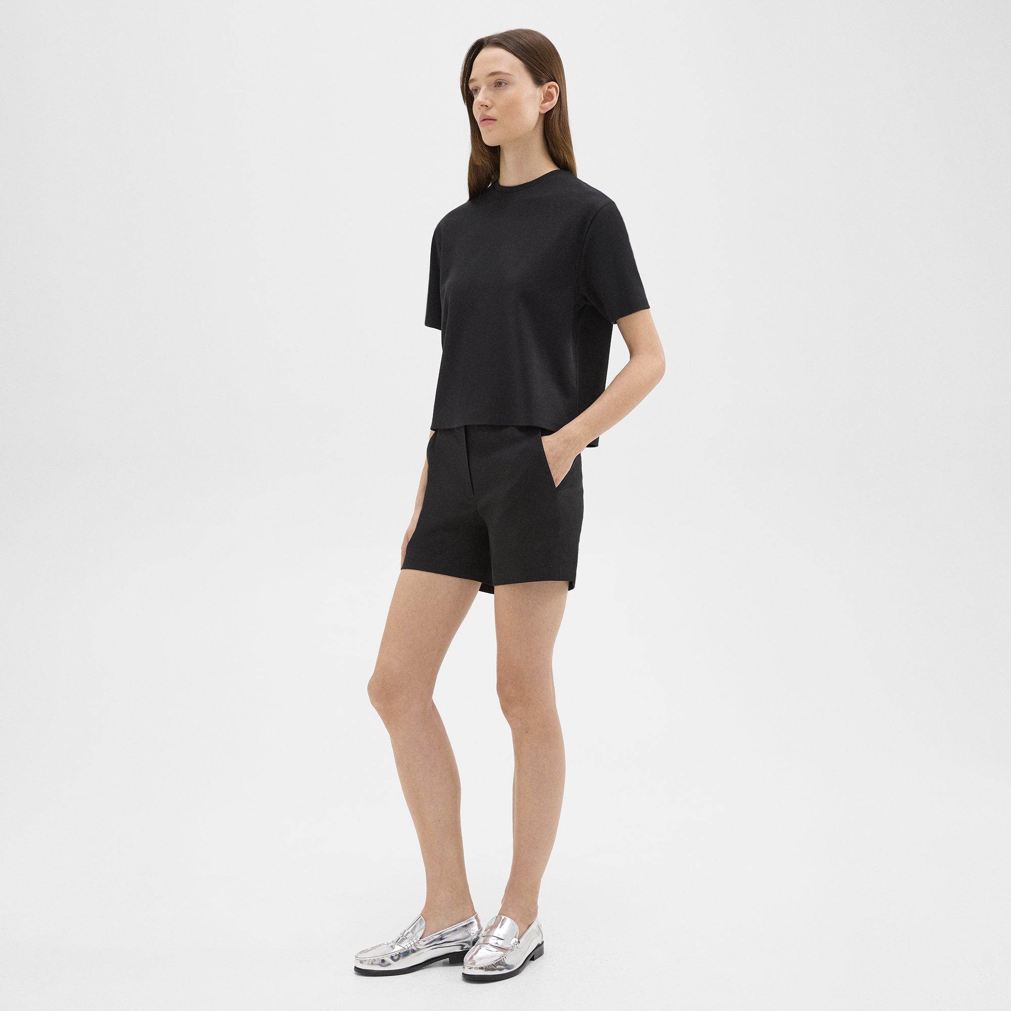 Waist Tab Short in Good Linen - 3