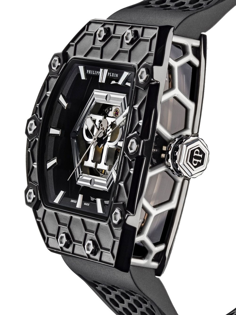 PHILIPP PLEIN Crypto King Hexagon Noir Samurai 55mm outlook