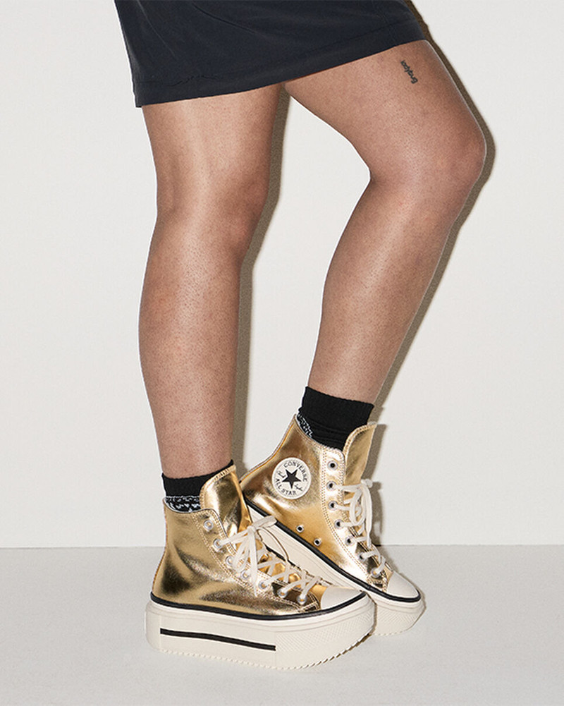 Chuck Taylor All Star Lift Double Stack Platform Metallic 9