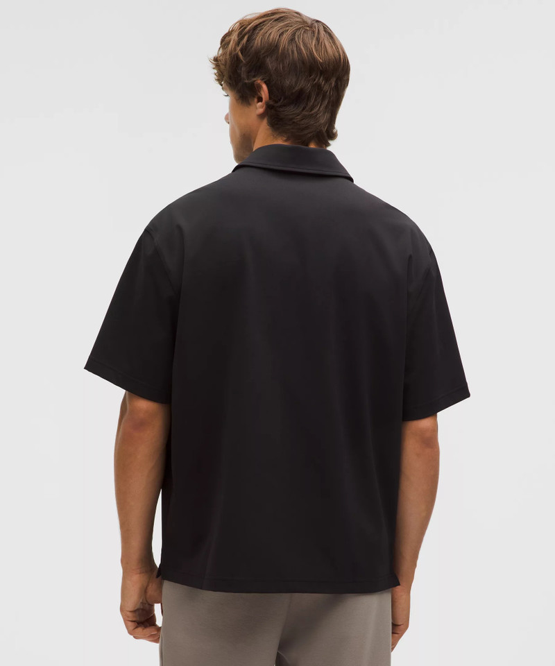 Daydrift Oversized Zip-Neck Polo Shirt 3