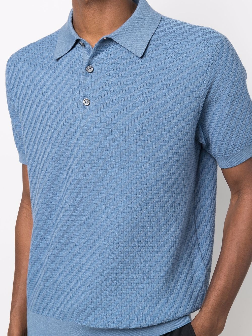 short-sleeved polo shirt - 5