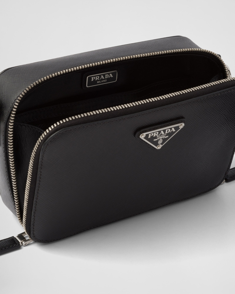 Small Saffiano leather Prada Brique bag 5