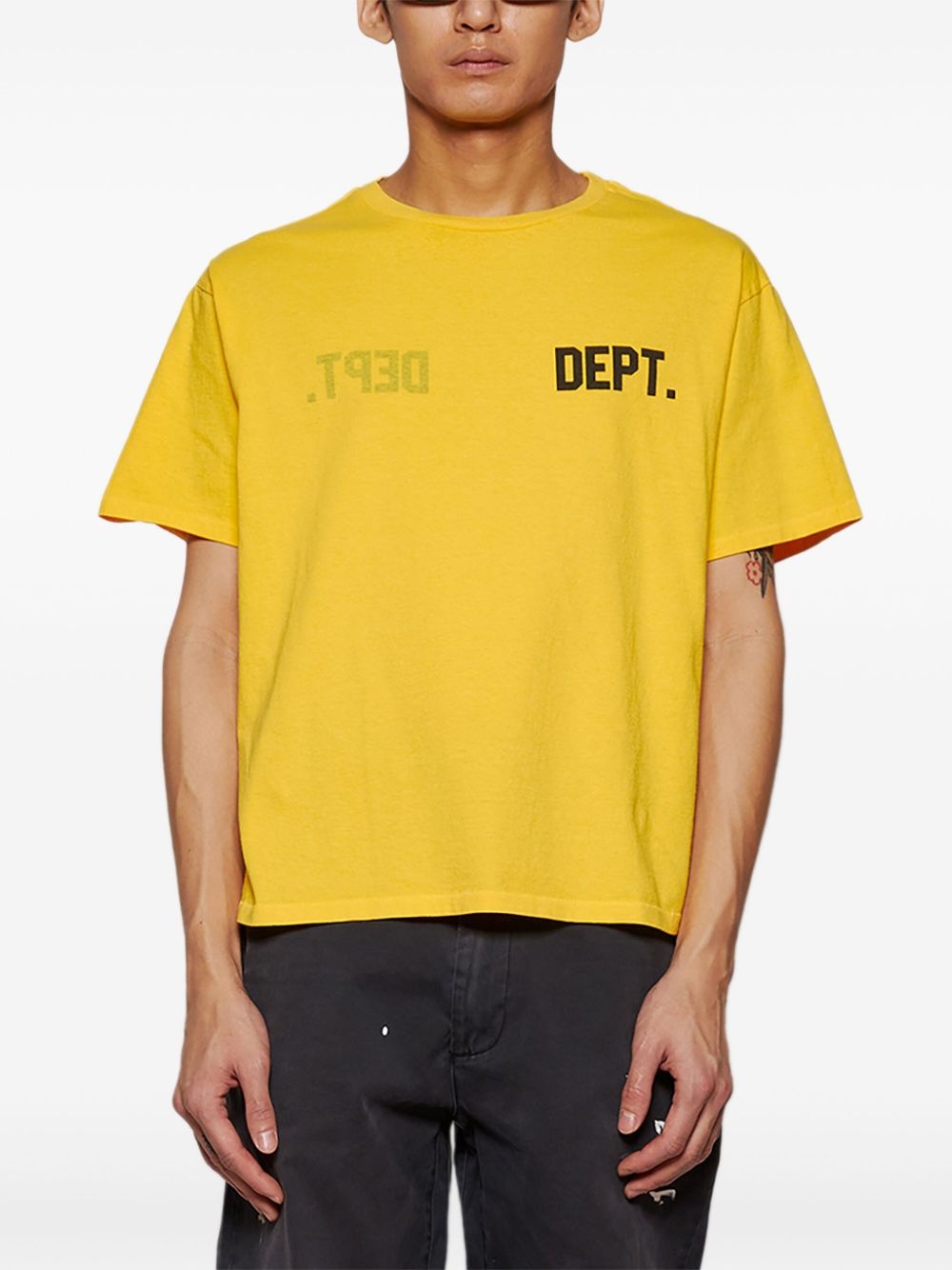 logo-print reversible T-shirt - 3