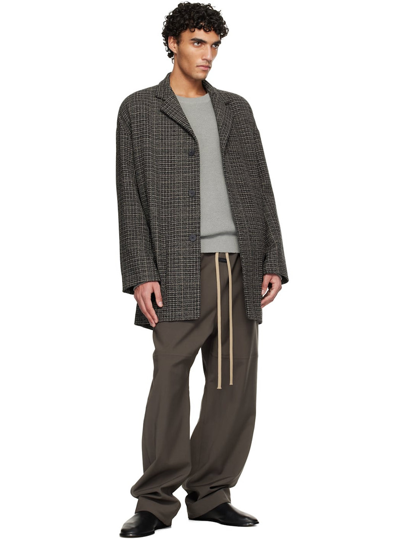 Fear of God Brown Split Knee Lounge Pants outlook