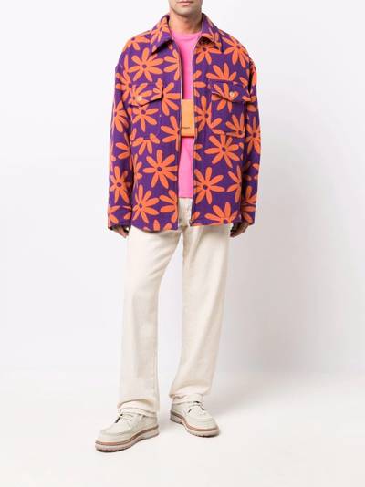 JACQUEMUS floral print shirt jacket outlook