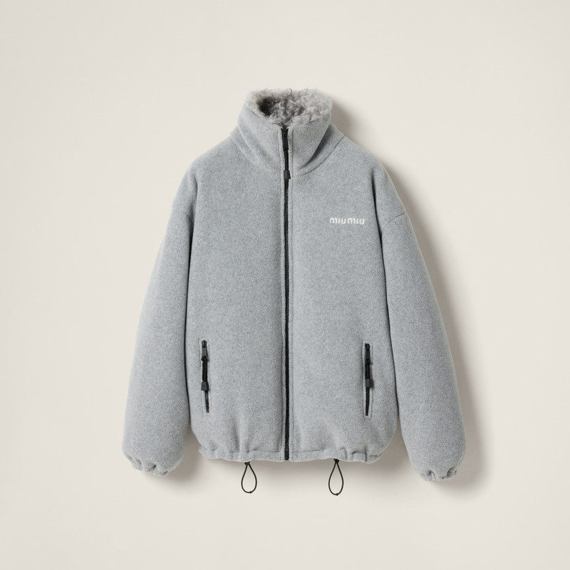 Fleece down jacket 1