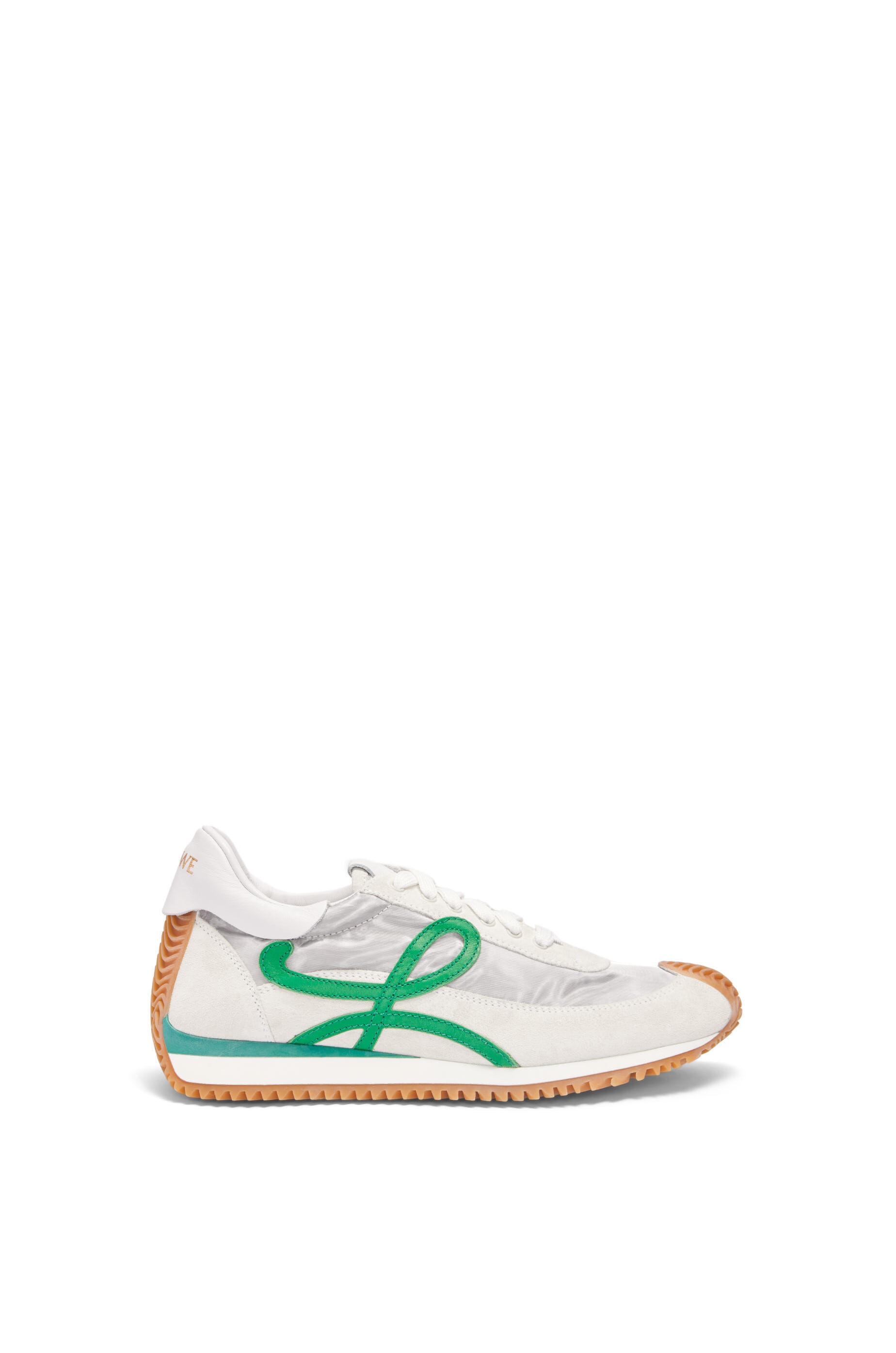 Flow runner in technical mesh and suede - 1