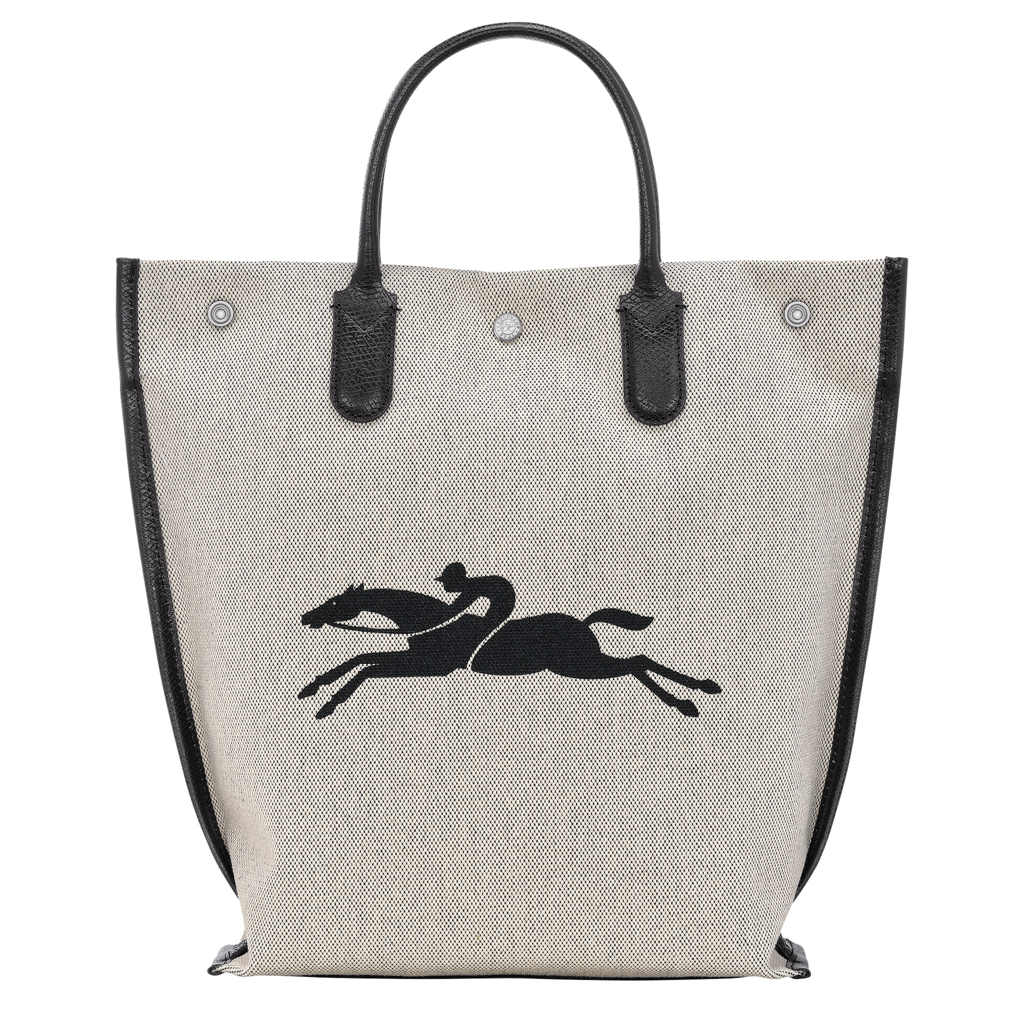 Essential M Tote bag Ecru - Canvas - 4