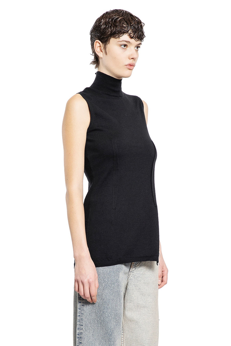 MM6 Maison Margiela Asymmetric-Turtleneck-Knit-Top outlook