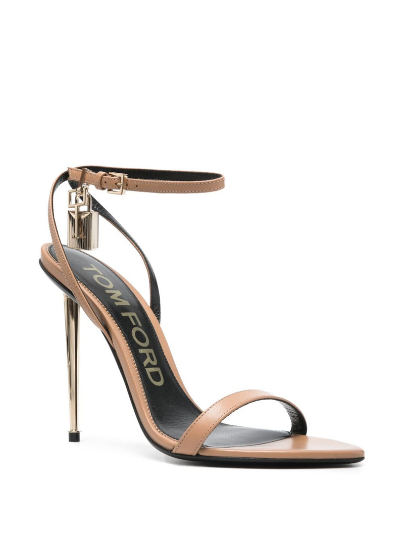 TOM FORD padlock ankle-strap sandals outlook