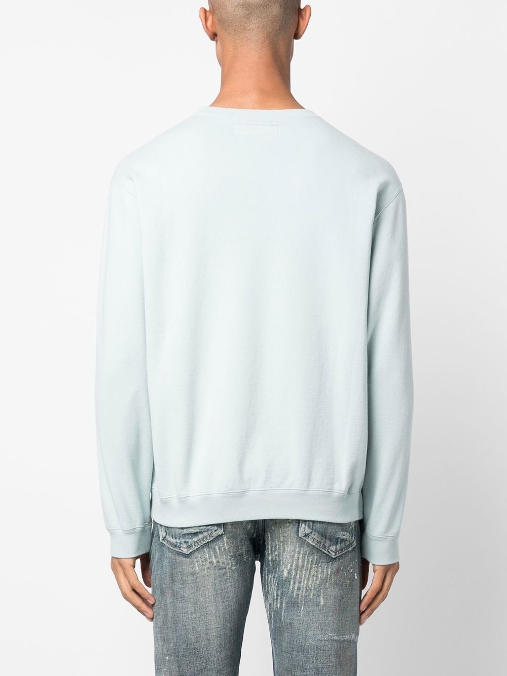 logo-embroidered sweatshirt - 4
