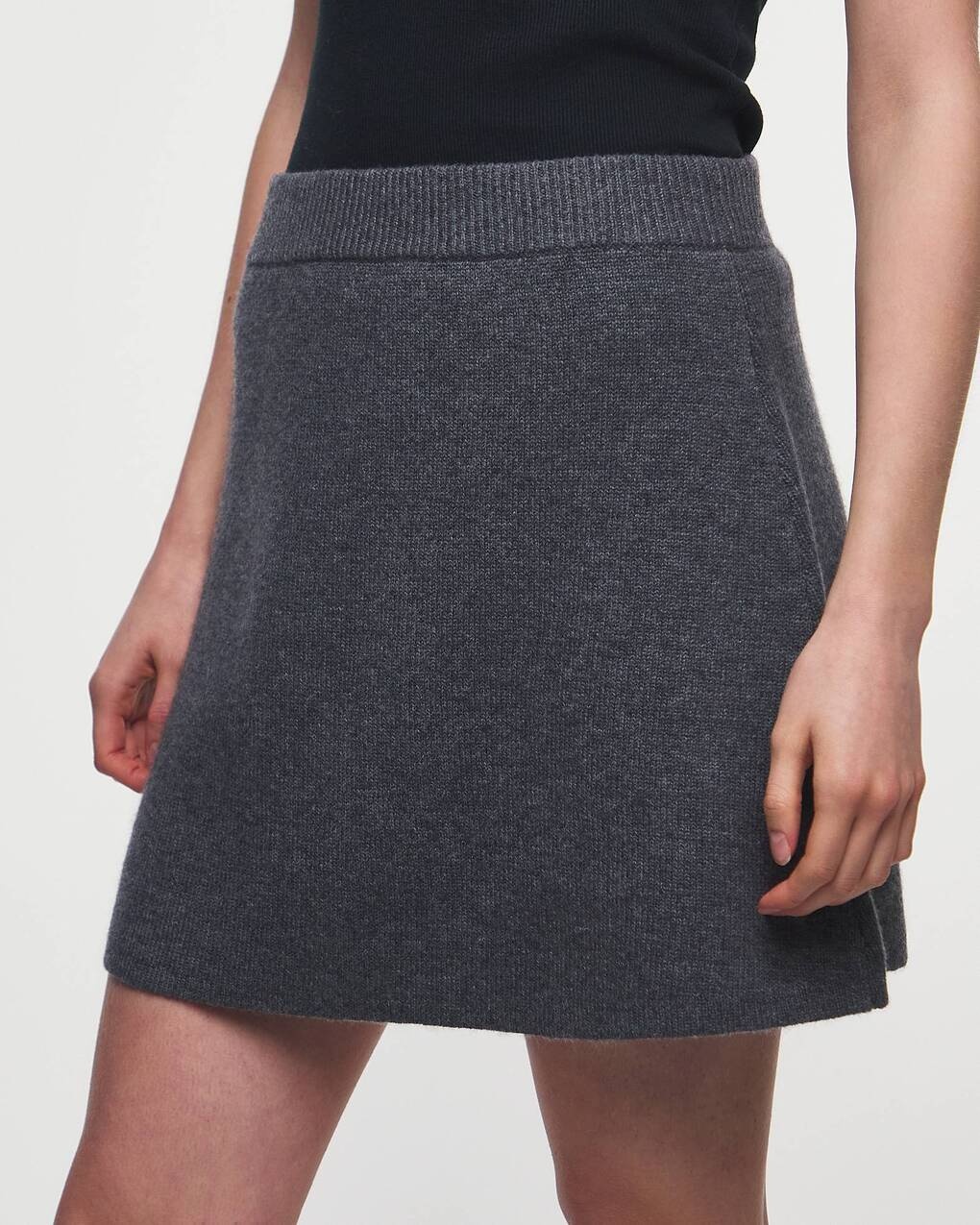 Skirt Clare Graphite Cashmere Grey - 5