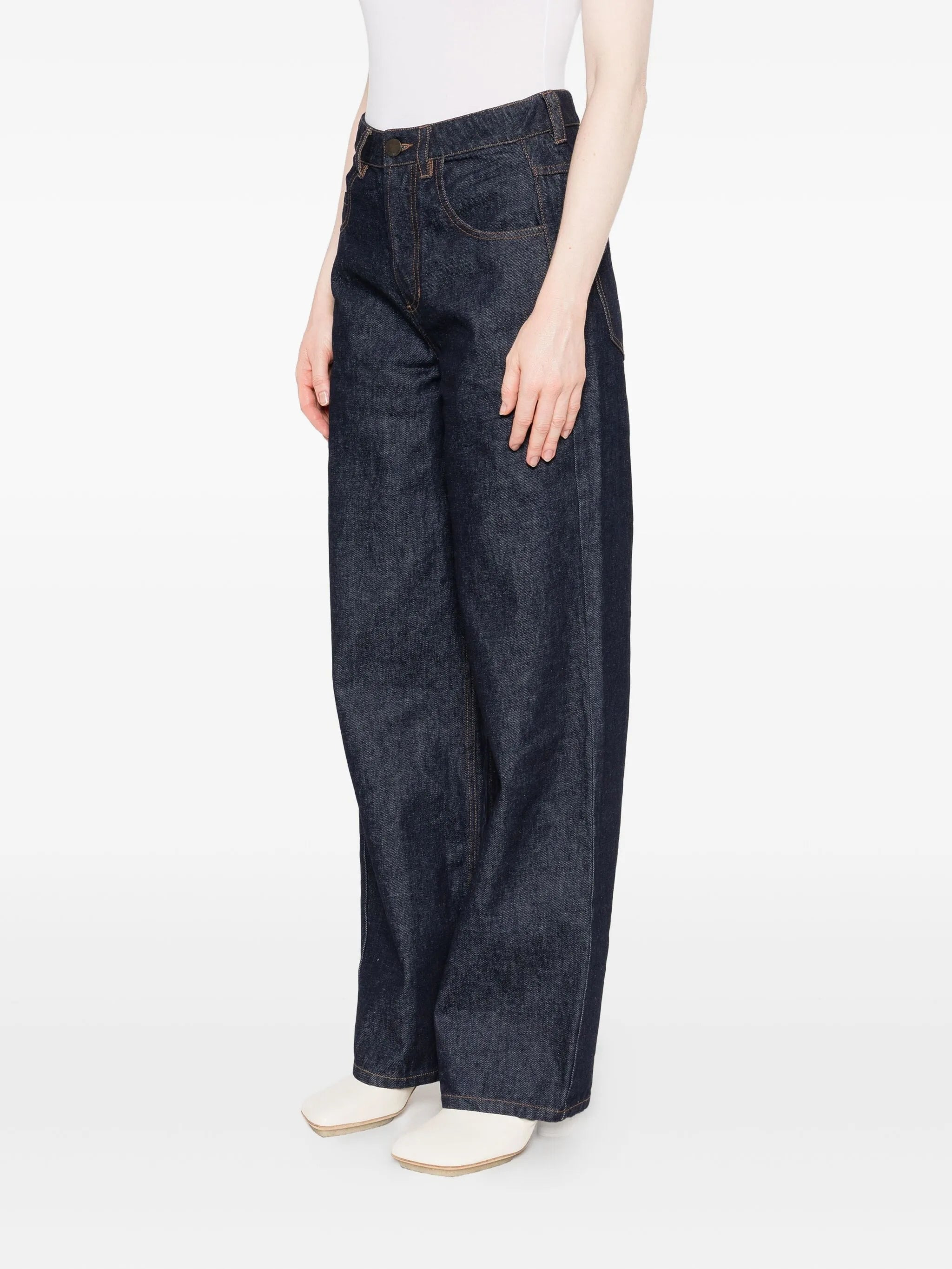 Uma Wang Five-pocket Jeans - 3