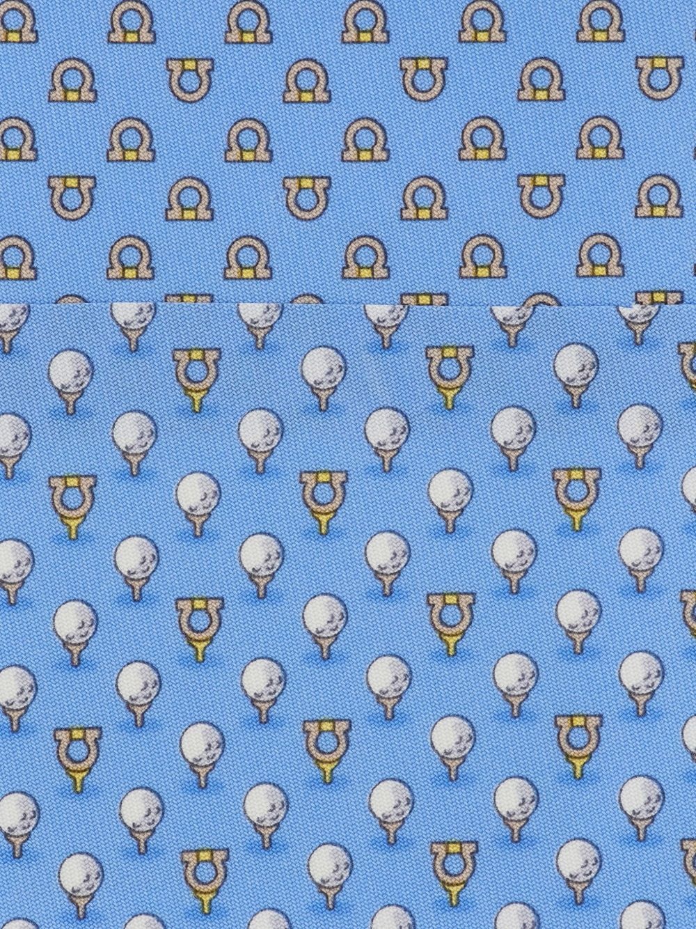 Gancini-print tie - 3