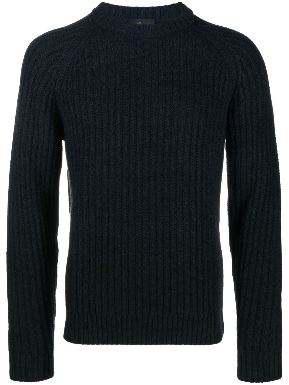 fisherman's-knit long-sleeved jumper - 1
