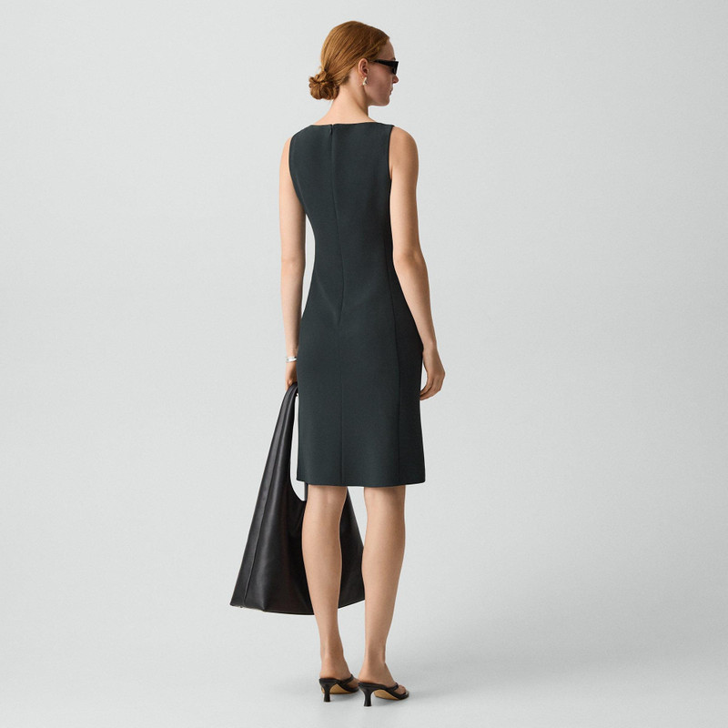 Theory Flared Dress in Admiral Crepe outlook