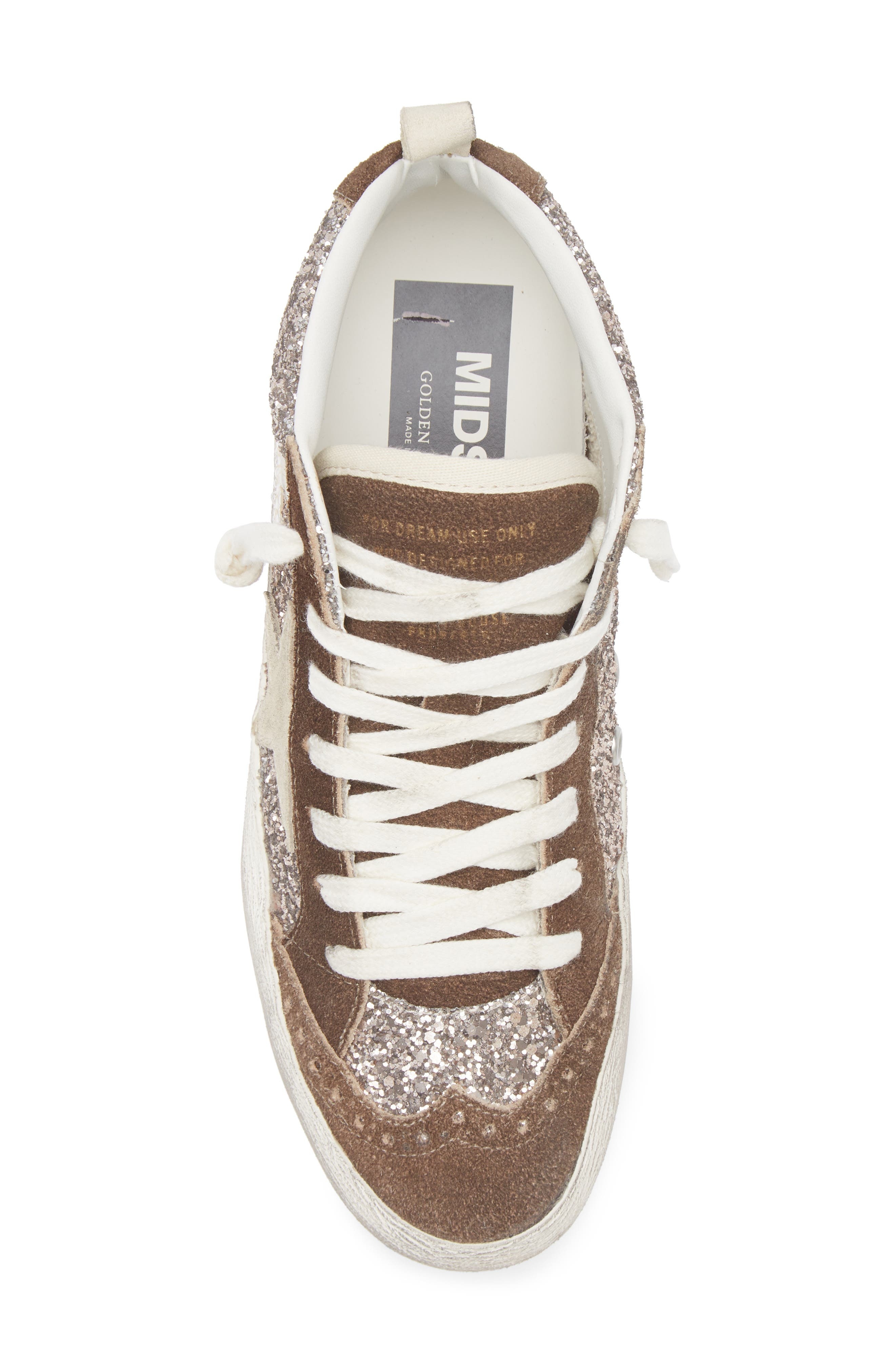 Golden Goose Mid Star Sneaker in Cinder/Brown/Seedpearl at Nordstrom - 5