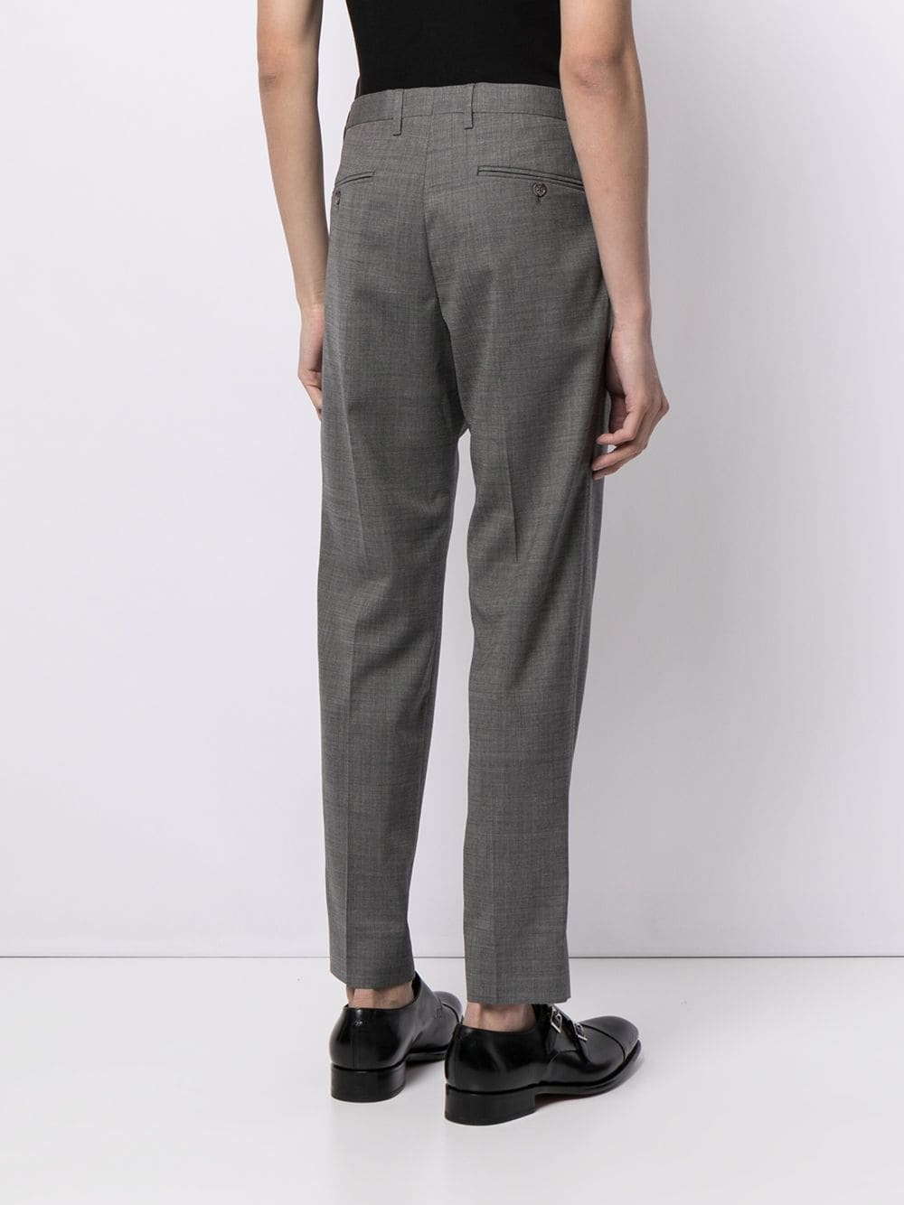 wool tailored trousers - 4