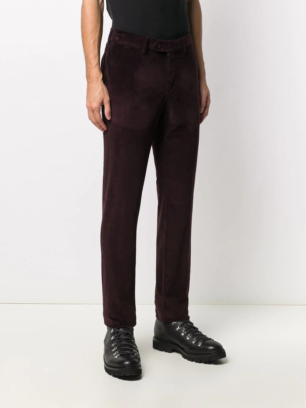 corduroy straight-leg trousers - 3