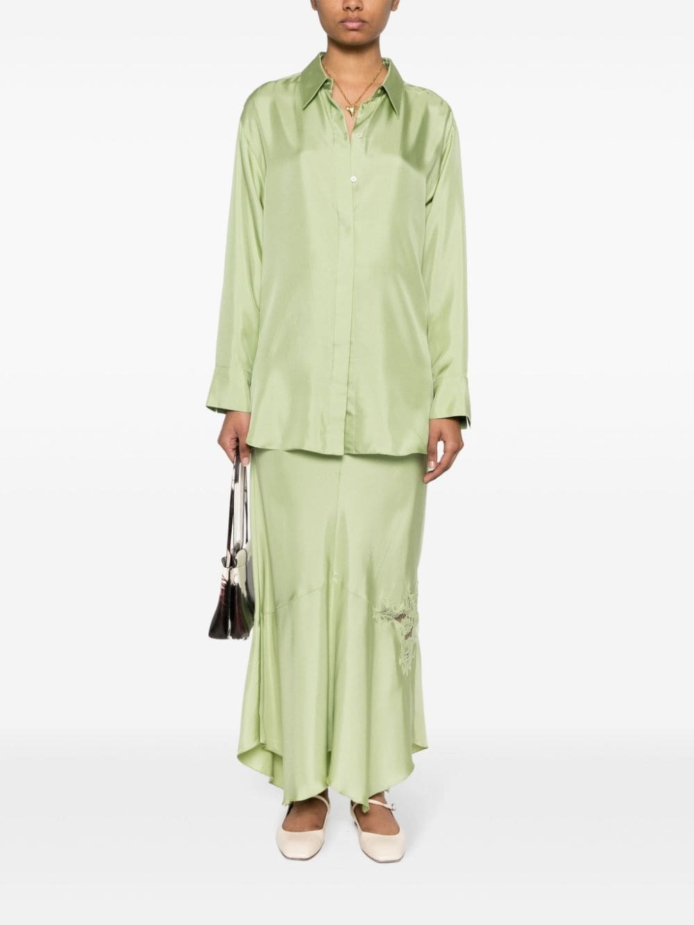 Sensual Coolness silk maxi skirt - 2