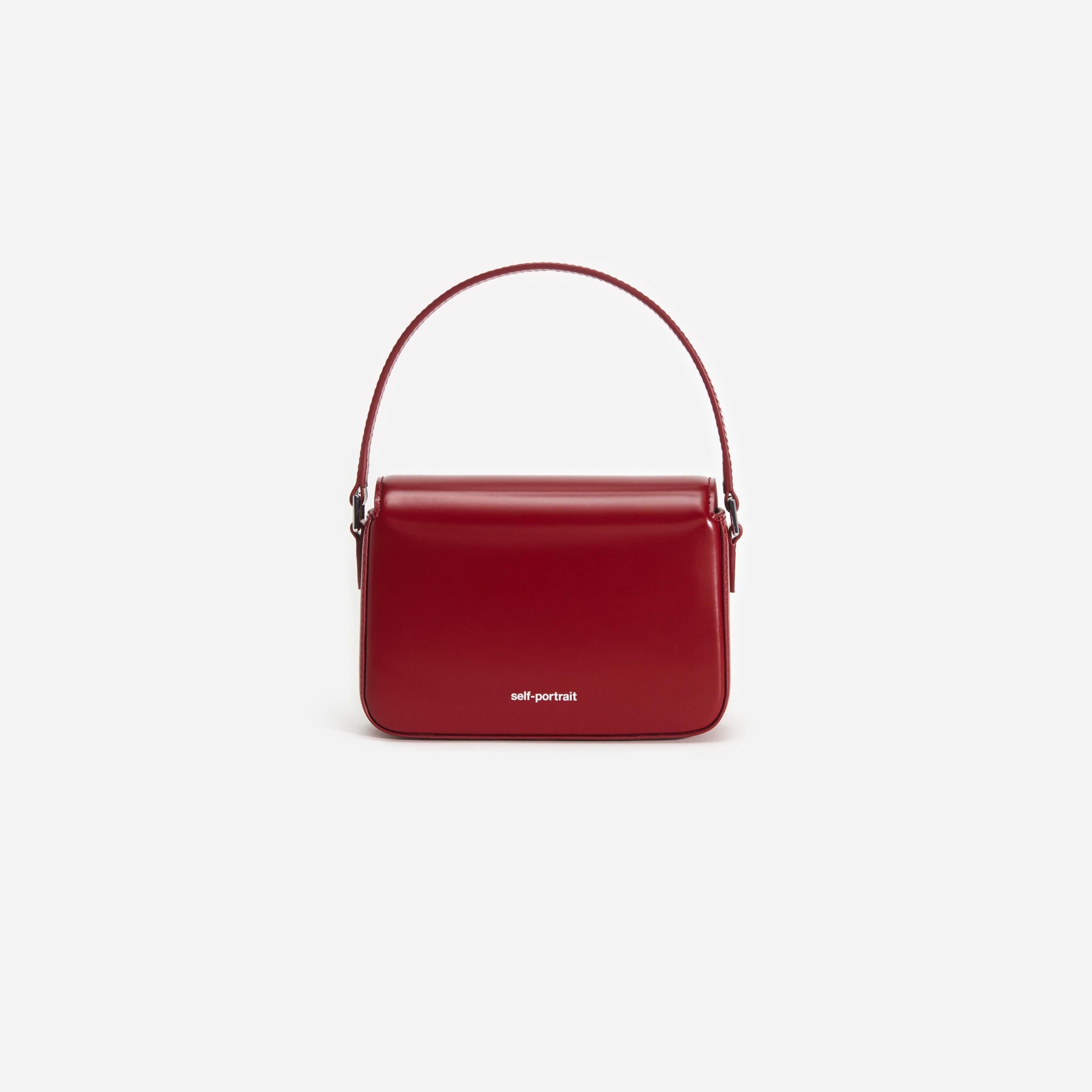 Burgundy Leather Micro Bag - 3