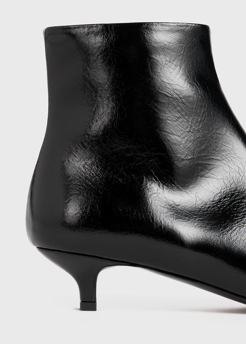 The Slim Ankle Boot black patent 4