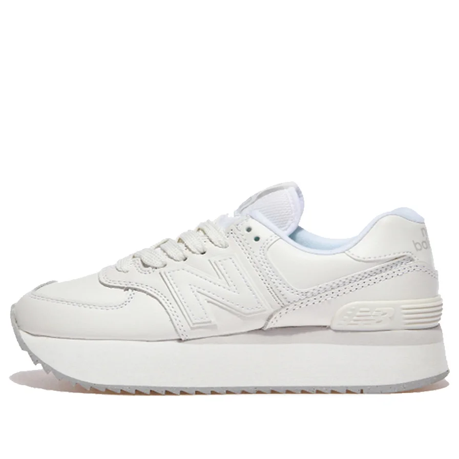 (WMNS) New Balance 574+ 'White Grey Matter' WL574ZFW - 1