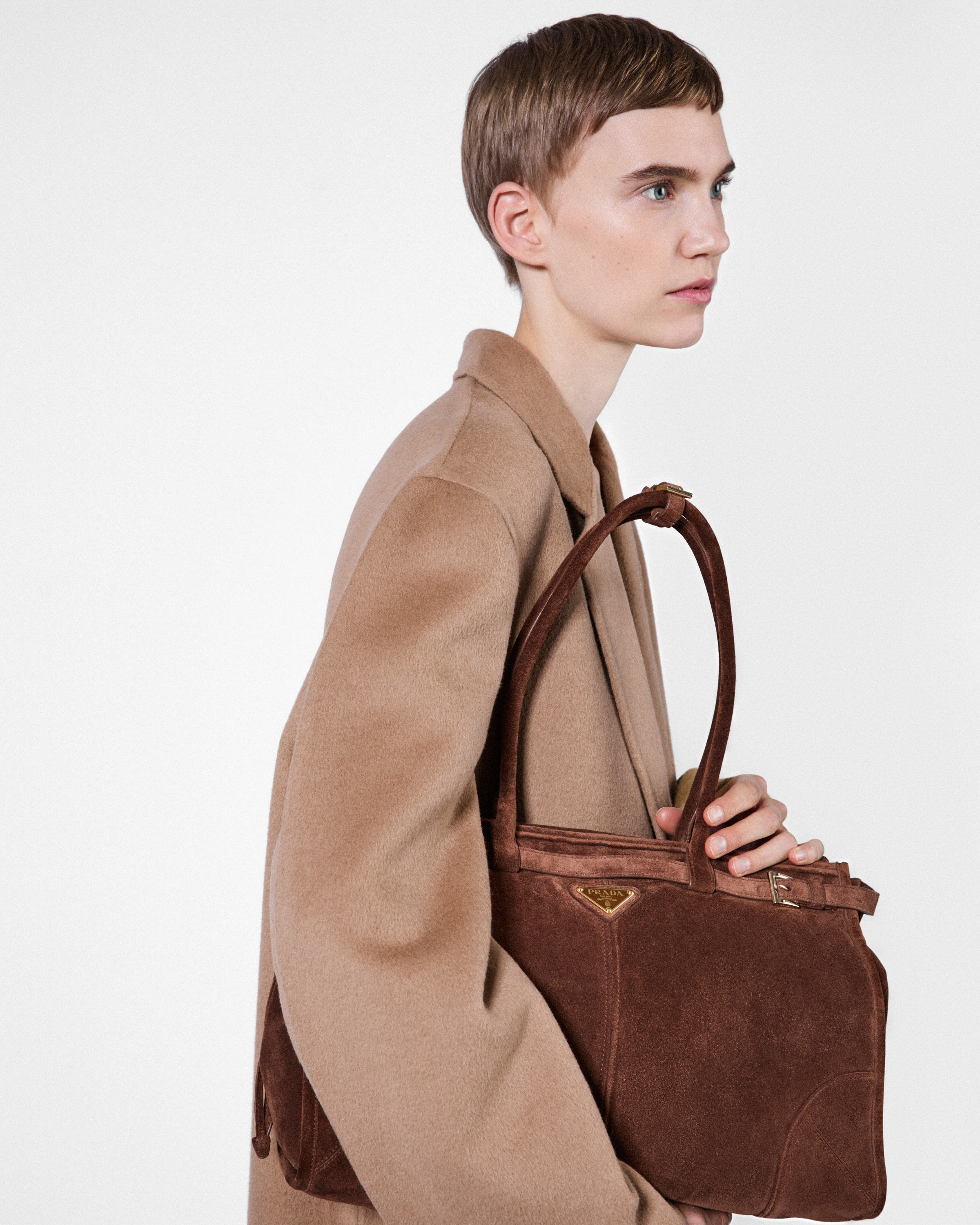 Large suede handbag - 2