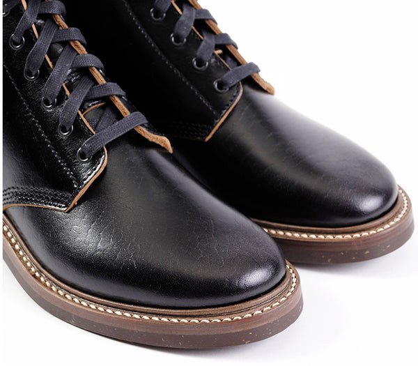 LK-017 M-43 Service Shoes Shinki Hikaku Horsebutt Black - 8