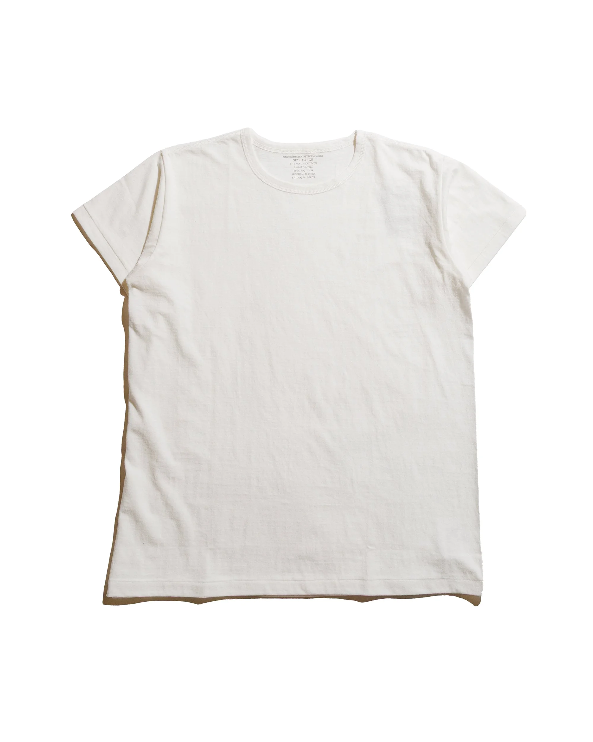 MC24014 Undershirt, Cotton, Summer White - 1