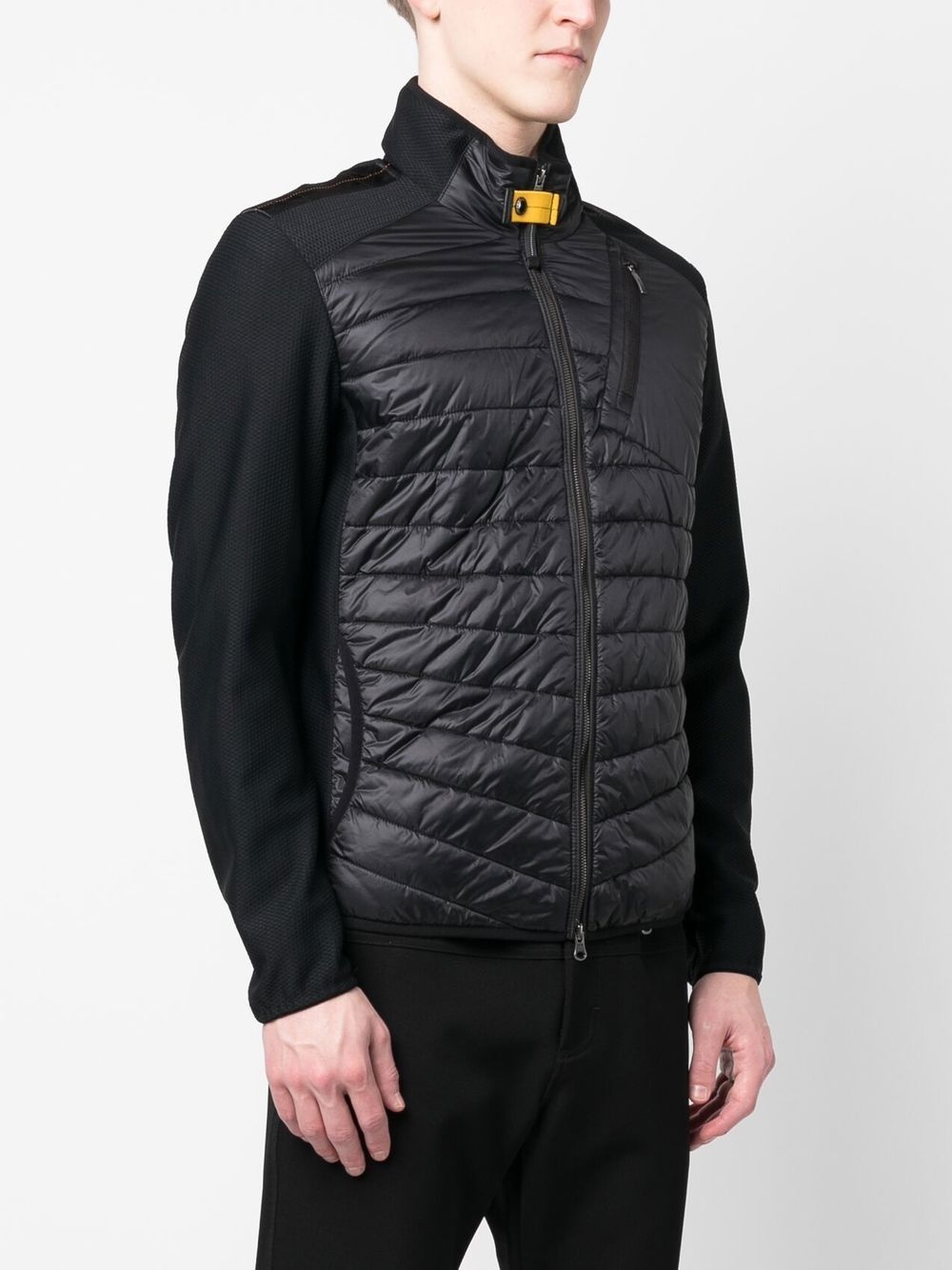 logo-patch padded jacket - 3