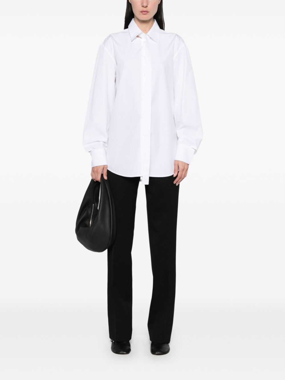 deconstructed cotton shirt - 2