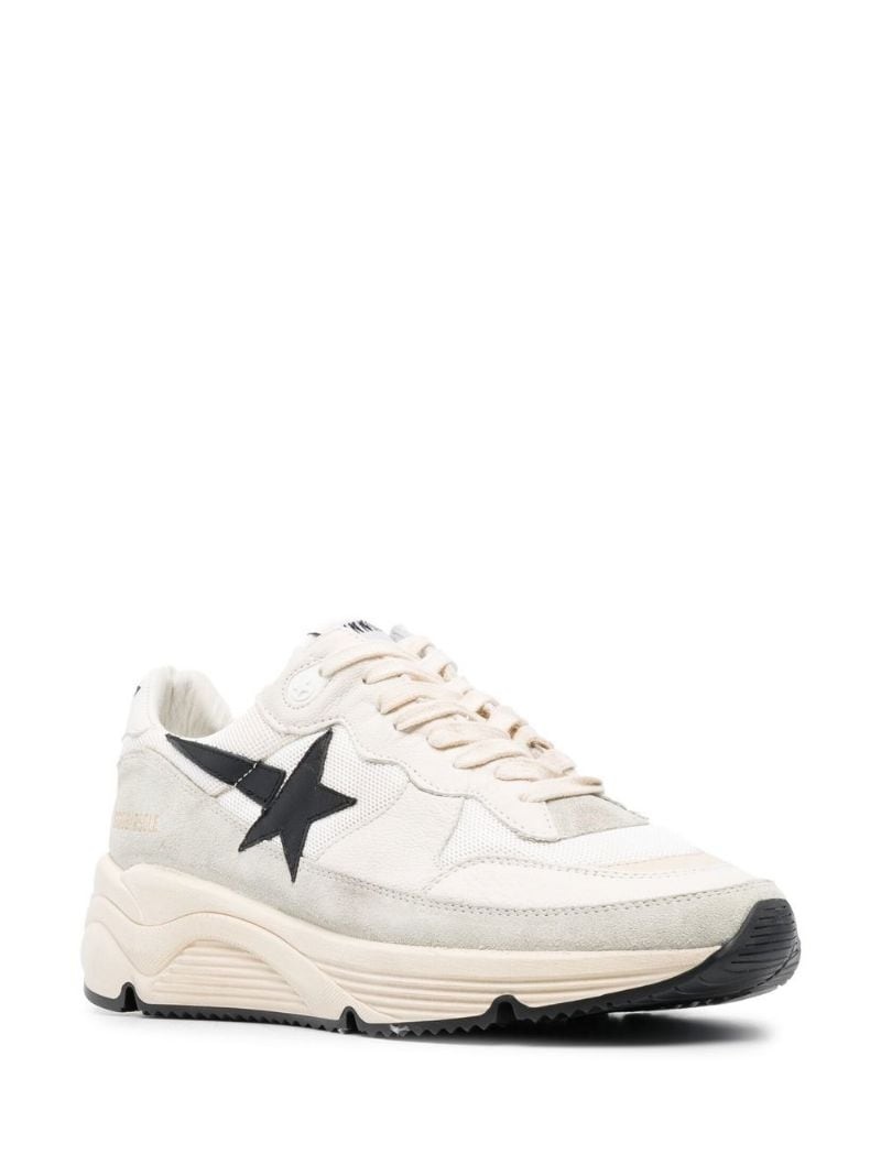 star-patch low-top sneakers - 2