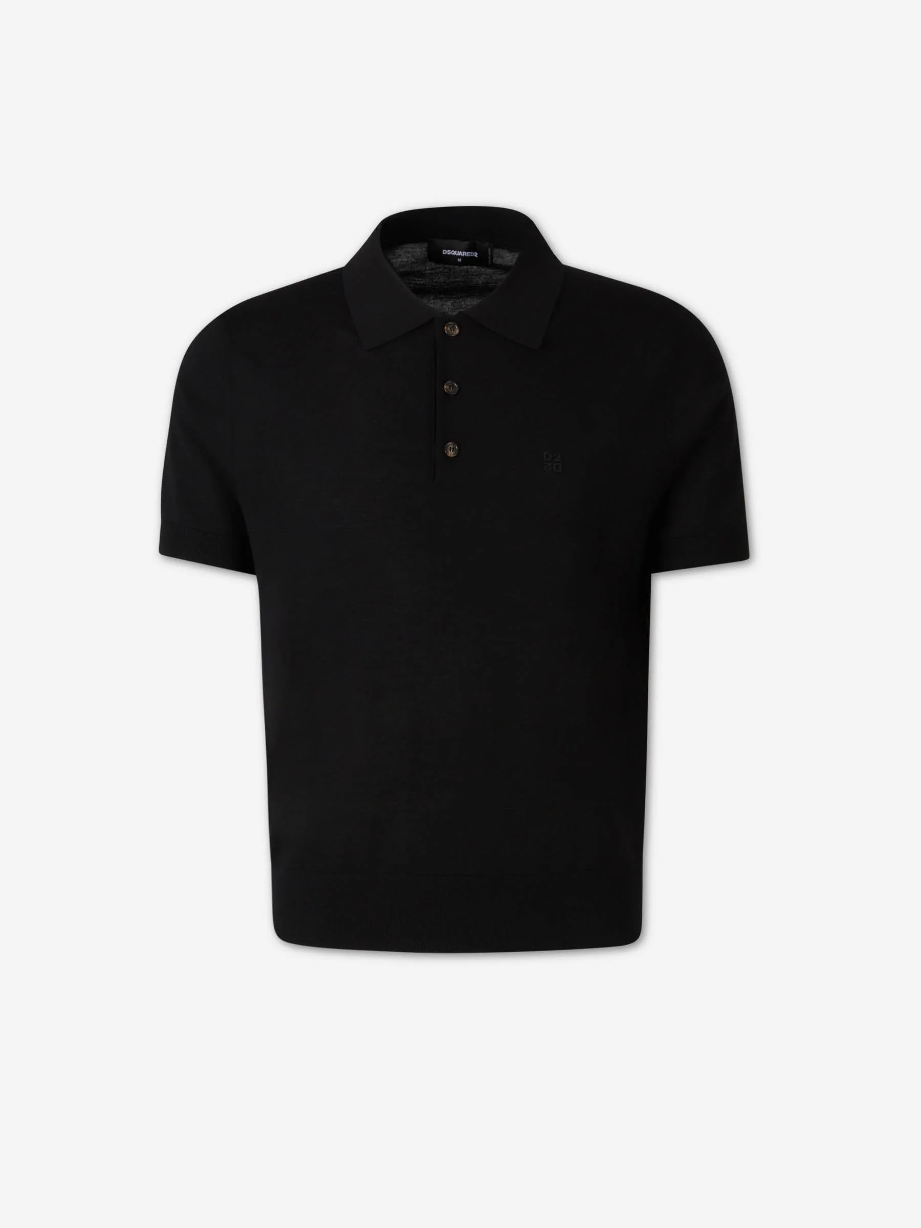 FINE KNIT POLO SHIRT - 1