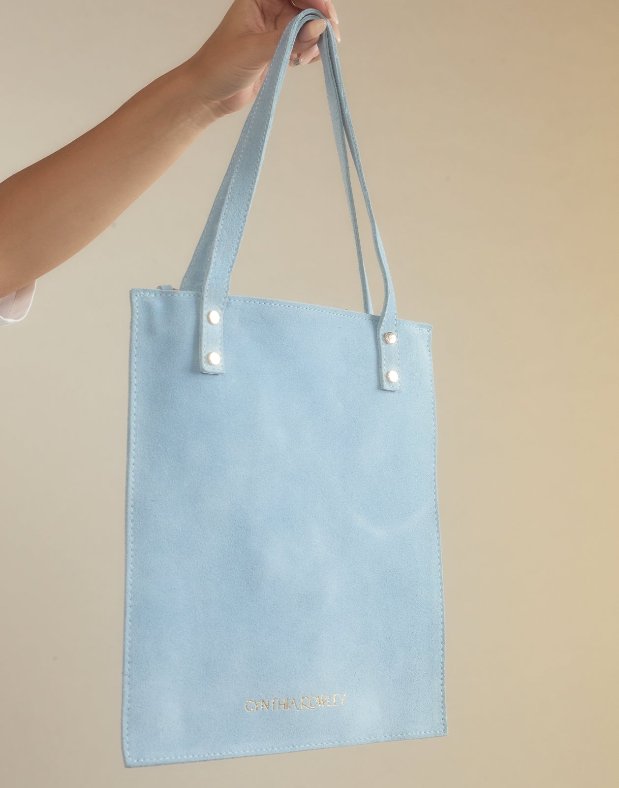 Sleek Suede Tote - 1
