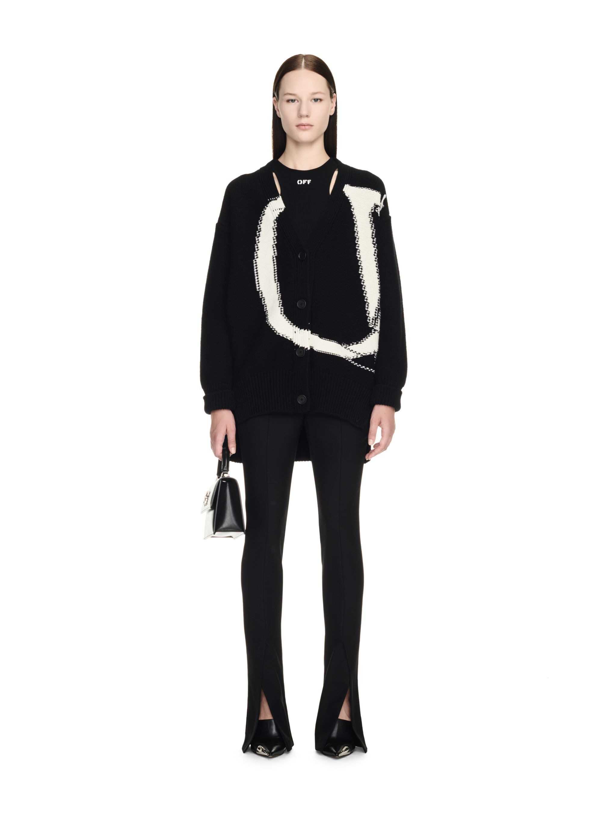 Ow Maxi Logo Cardigan - 2