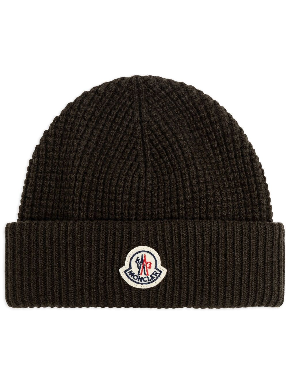 logo-appliqué beanie - 1
