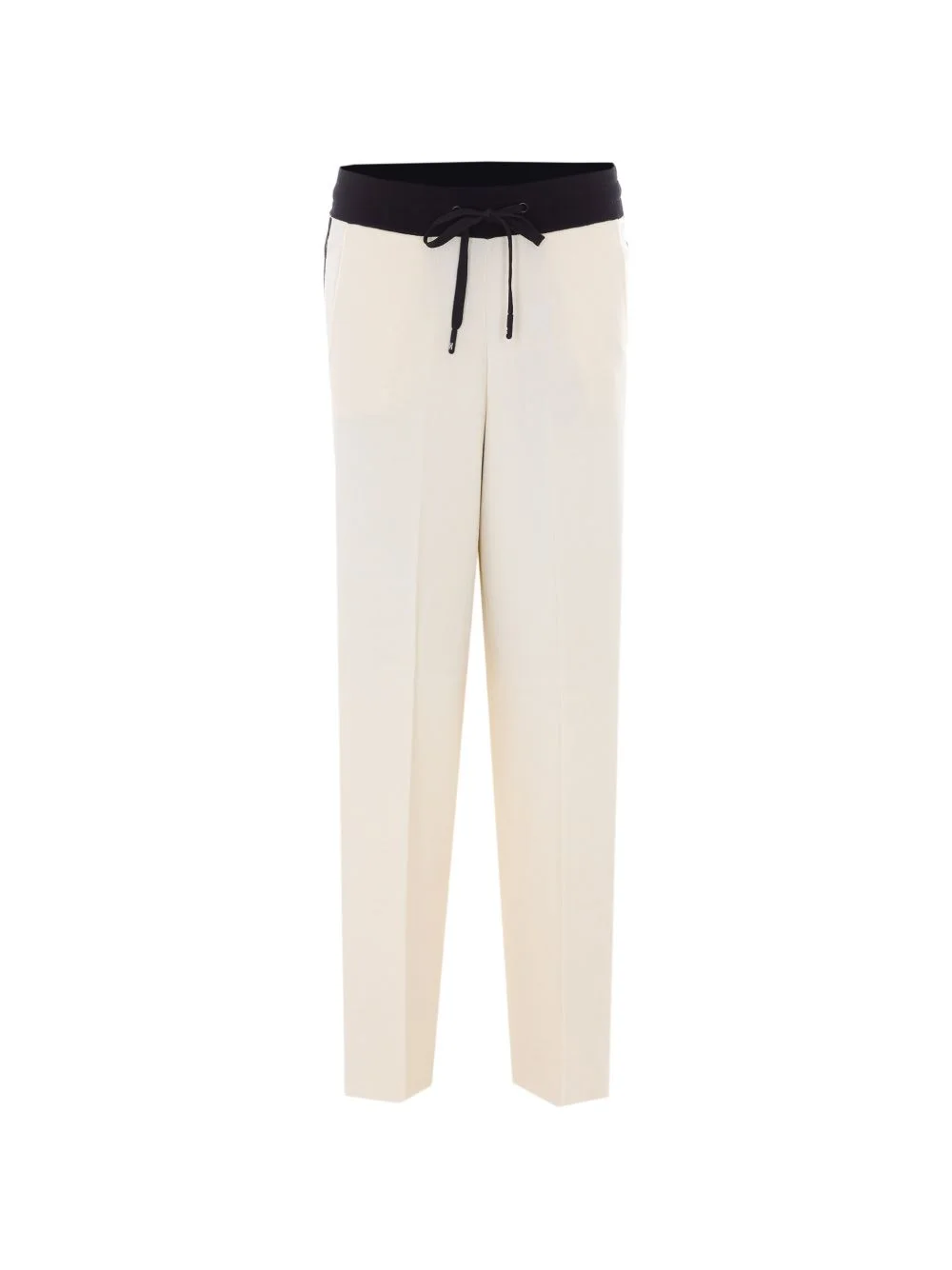 logo-patch side-stripe trousers - 1