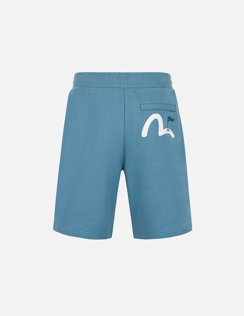 EVISU Seagull and EVISU Flag Print Regular Fit Sweatshorts outlook