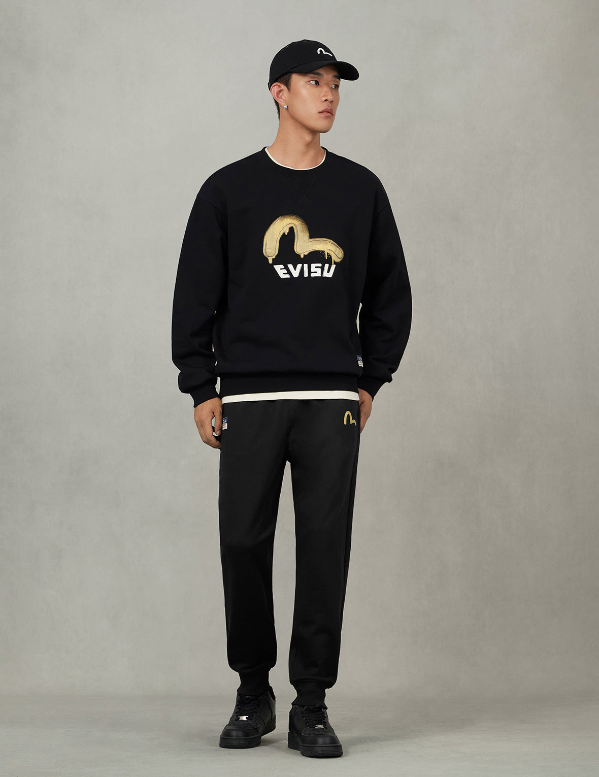 Seagull and Grateful Crane Daicock Print Regular Fit Sweatpants - 5