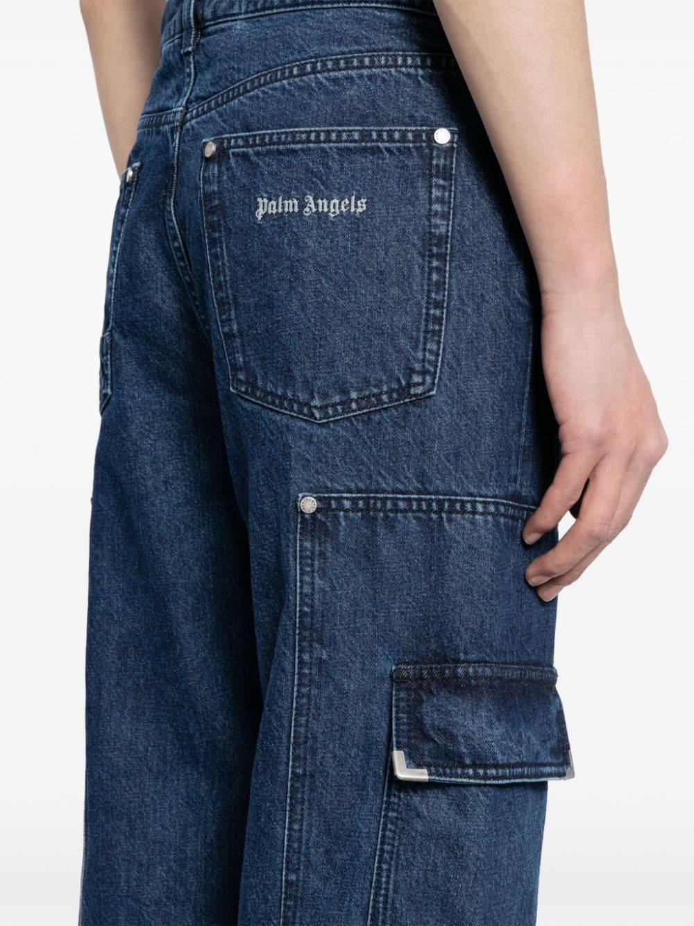 Frame straight-leg cargo jeans - 5