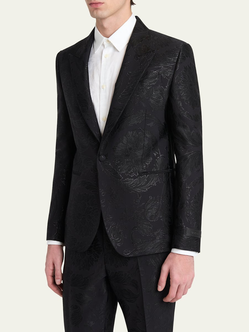VERSACE Men's Jacquard Evening Jacket outlook