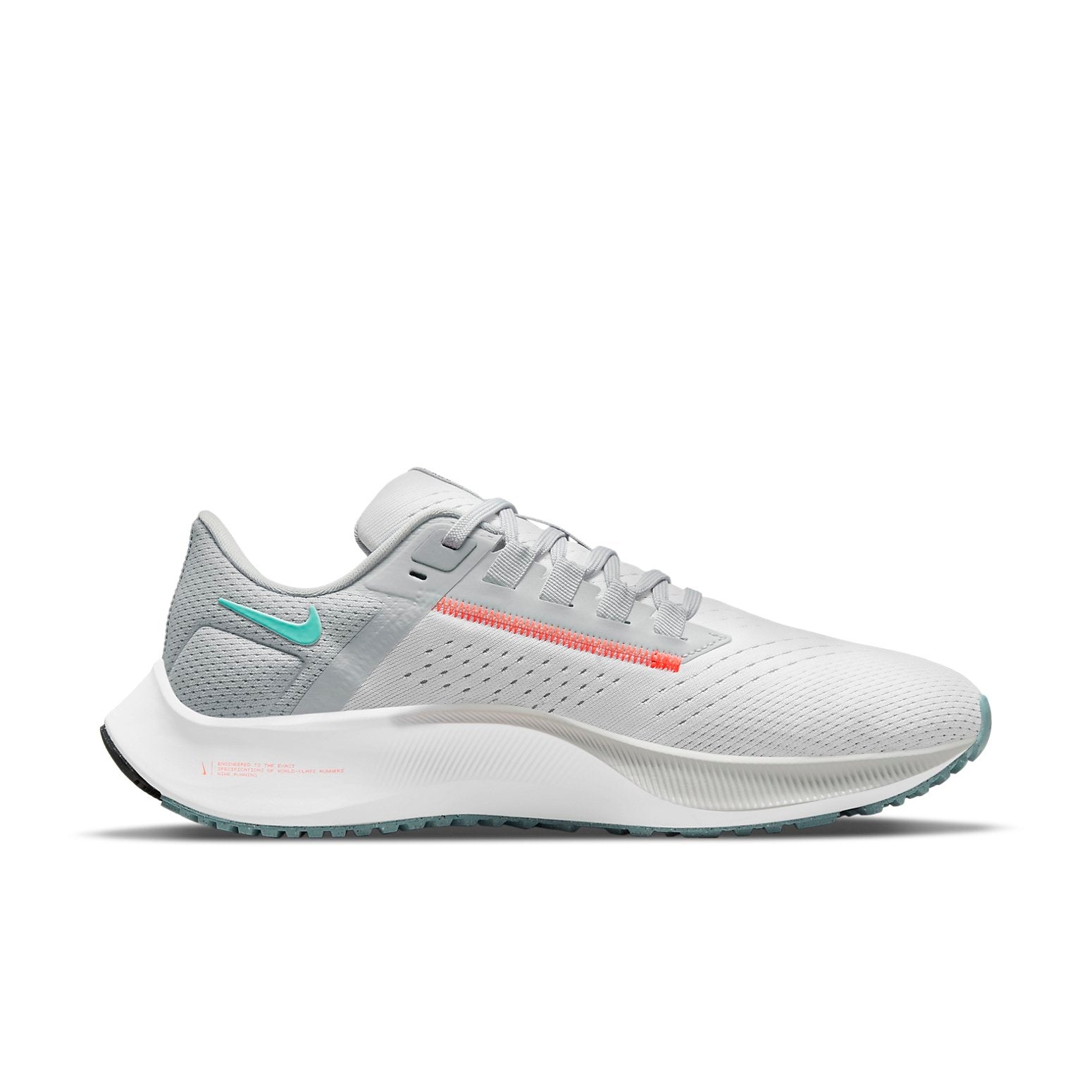 (WMNS) Nike Air Zoom Pegasus 38 'White Dynamic Turquoise' CW7358-105 - 2