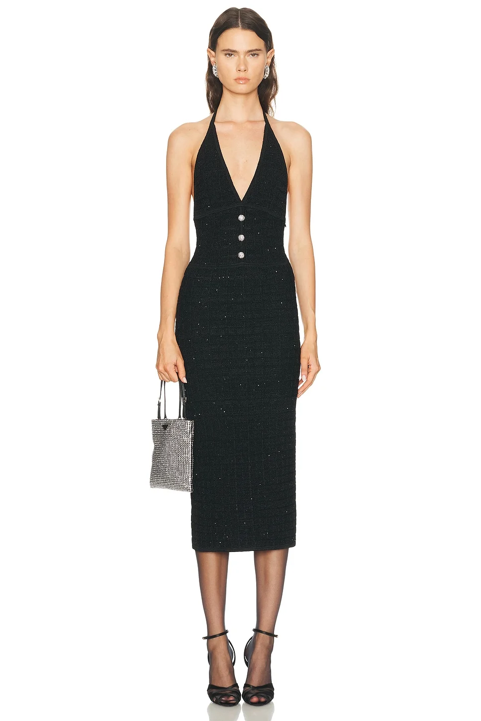 Backless Midi Dress - 1