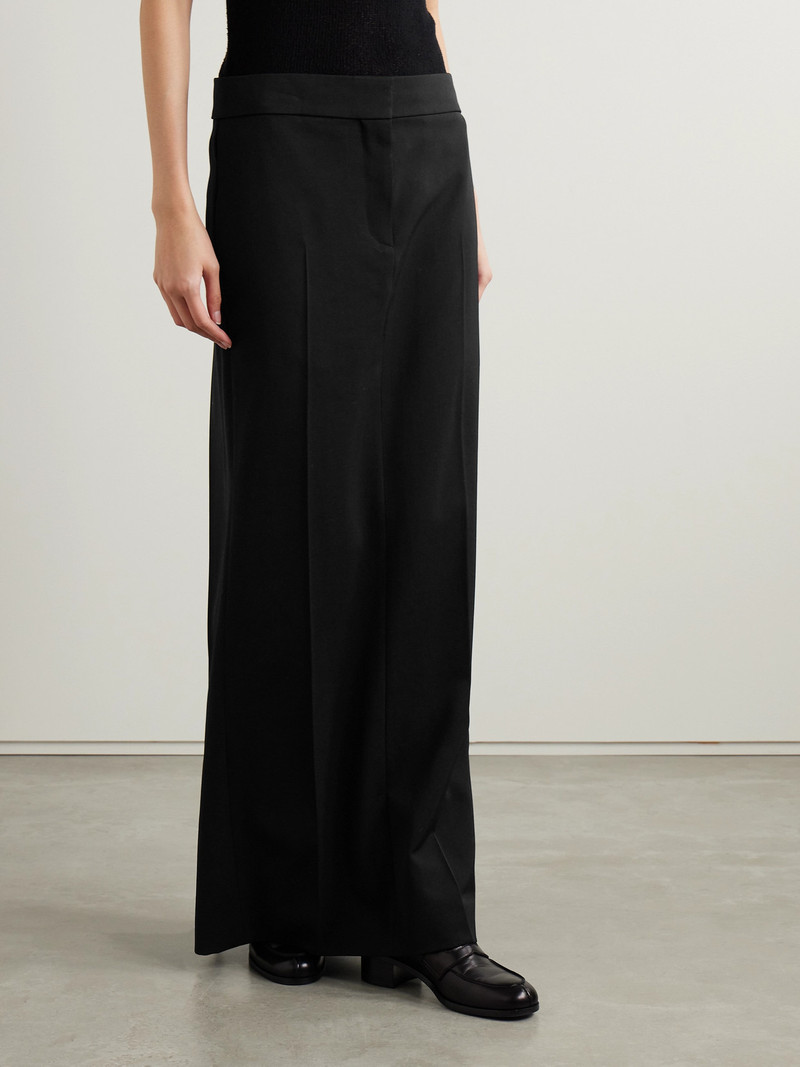 Trevy Grain De Poudre Wool Maxi Skirt 4