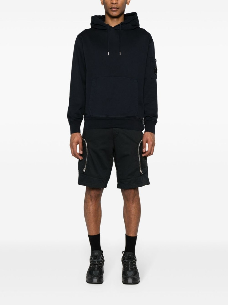 C.P. Company Diagonal Fleece cotton hoodie outlook