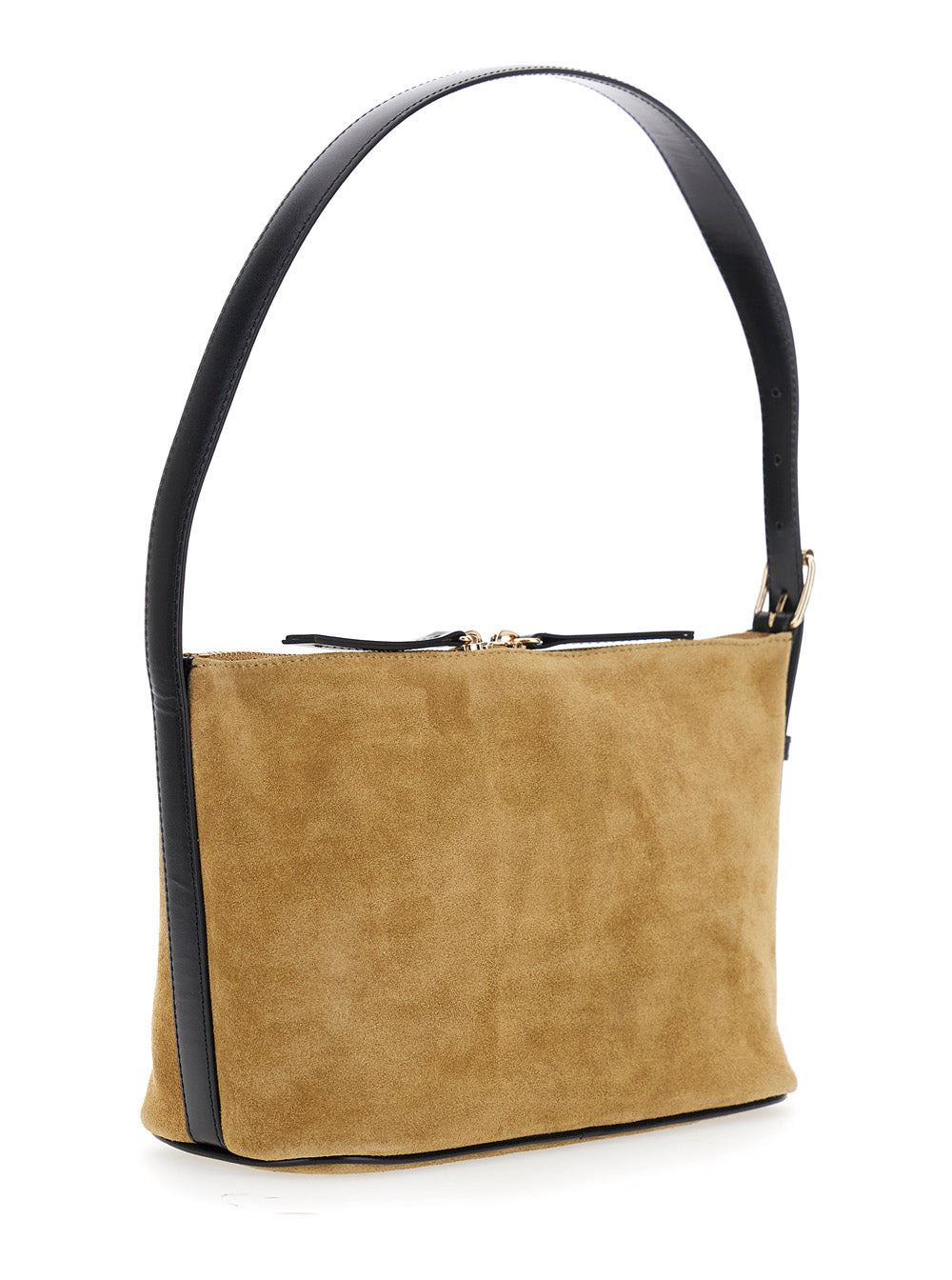 A.P.C. Women 'Vera' Beige Shoulder Bag With Top Handle And Zip Closure In Suede Woman - 3