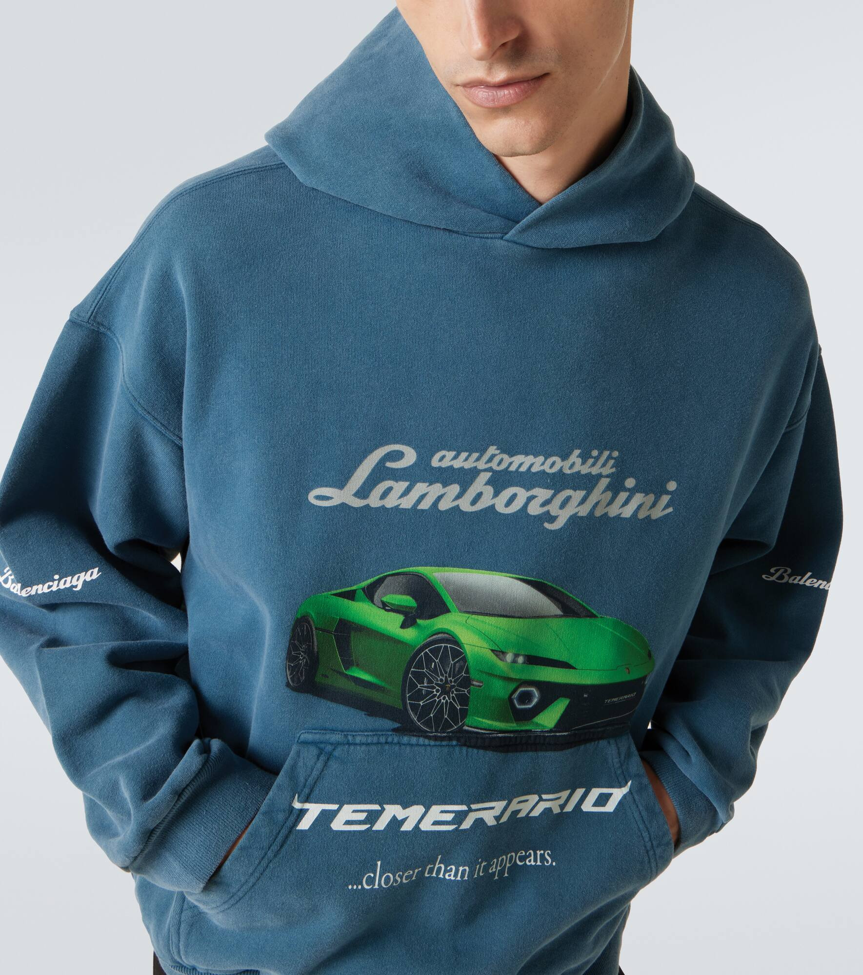 x Automobili Lamborghini cotton fleece hoodie - 5