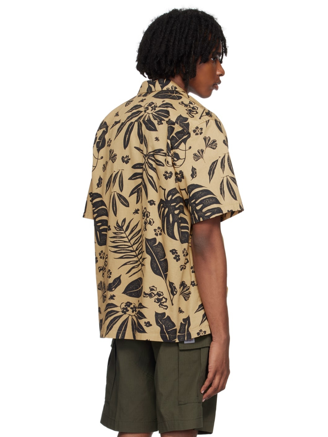 Tan Woodblock Shirt - 3